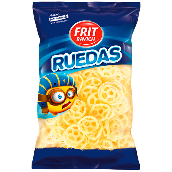 Frit Ravich Ruedas – Snacks de Maíz Crujientes y Divertidos – 65g, 85g y 300g