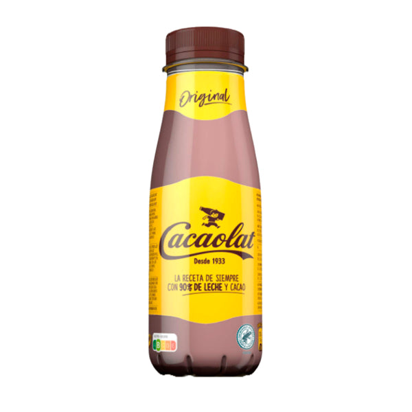 Cacaolat Batido de Cacao Botella Plástico 275 ml – Pack 24 Unidades