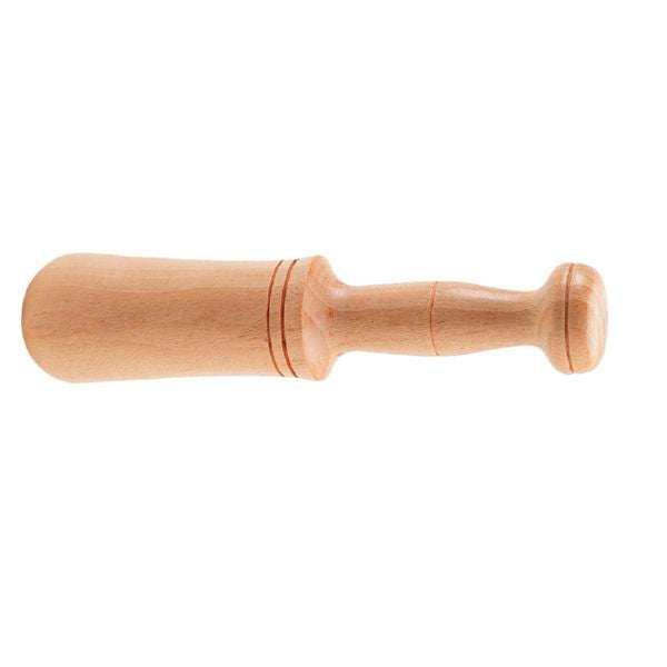 Mano de Mortero de Madera 19 cm – Palo de Madera Resistente para Machacar y Mezclar