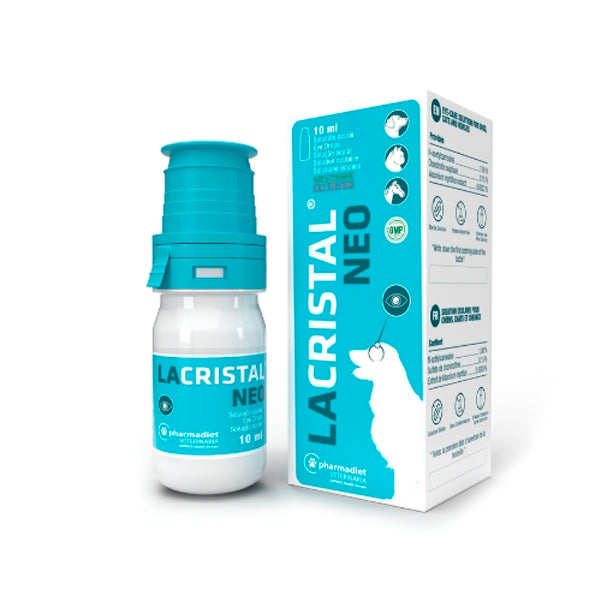 Pharmadiet Lacristal Neo 10 ml – Colirio Lubricante y Protector Ocular para Perros y Gatos