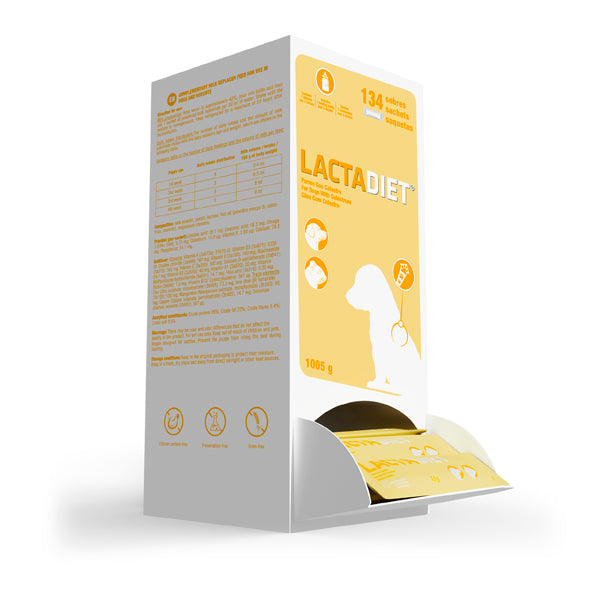 Pharmadiet Lactadiet Calostro – Suplemento Nutricional para Cachorros y Gatitos Recién Nacidos (Sobres 7,5 g)