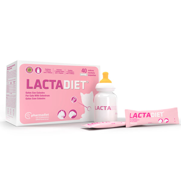 Pharmadiet Lactadiet para Gatos – Suplemento Nutricional para Gatas Lactantes y Gatitos, Apoya el Crecimiento y Sistema Inmunitario
