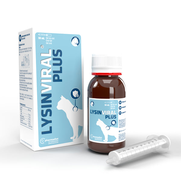 Pharmadiet Lysinviral Plus 50 ml – Refuerzo Inmunológico Natural para Perros y Gatos