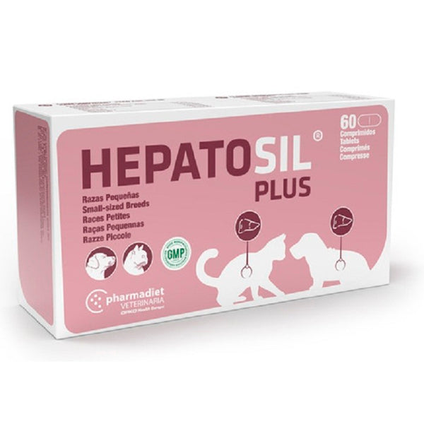 Hepatosil Plus Razas Pequeñas y Gatos – Hepatoprotector 30 o 60 Comprimidos