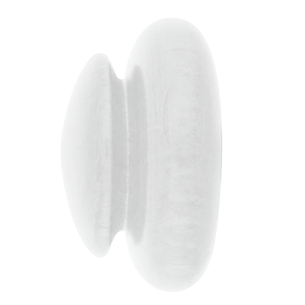 RIEL CHYC Terminal Madera Especial Blanco Ø20x34 mm – Accesorio para Cortinas