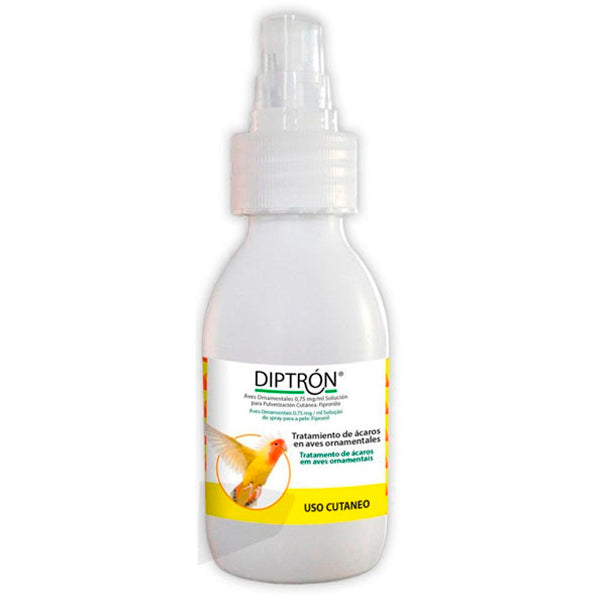 Diptron Aves Ornamentales 125 ml – Antiparasitario, Hidratante y Fortalecedor del Plumaje