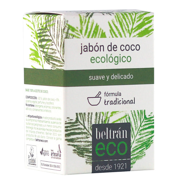 Beltrán ECO Jabón Pastilla Coco 240g – Quitamanchas Natural para Ropa y Pieles Sensibles
