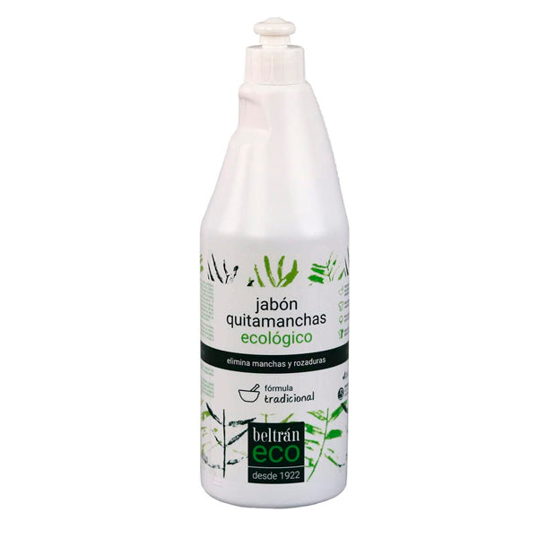 Beltrán ECO Jabón Quitamanchas 750 ml – Ecológico, Sin Perfume, Apto para Todo Tipo de Tejidos