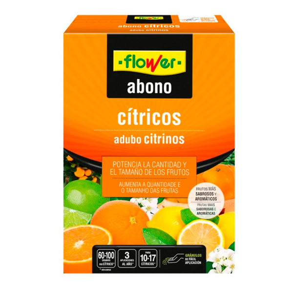 Flower Abono Cítricos 800g y 1,5kg – Especial Naranjos y Limoneros