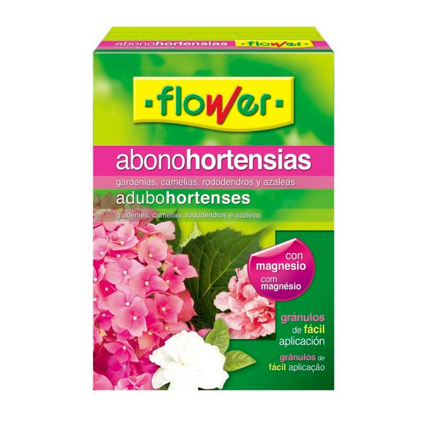 Flower Abono Hortensias 800gr - NPK con Magnesio y Azufre para Floración Prolongada