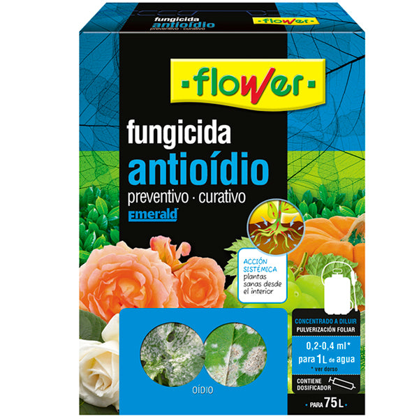 Flower Fungicida Antioidio 10ml – Control Preventivo y Curativo de Oídio en Cultivos, Pulverización Foliar