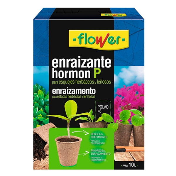 Flower Enraizante HORMON L & P – Líquido y polvo con aminoácidos y vitaminas, estimula raíces en trasplantes y esquejes