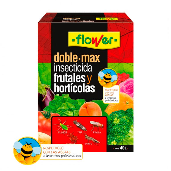 Flower Insec Frutales Hortícolas Doble Max 8ml – Insecticida de Amplio Espectro para Cultivos – Control de Trips, Pulgones, Mosca Blanca y Psilas