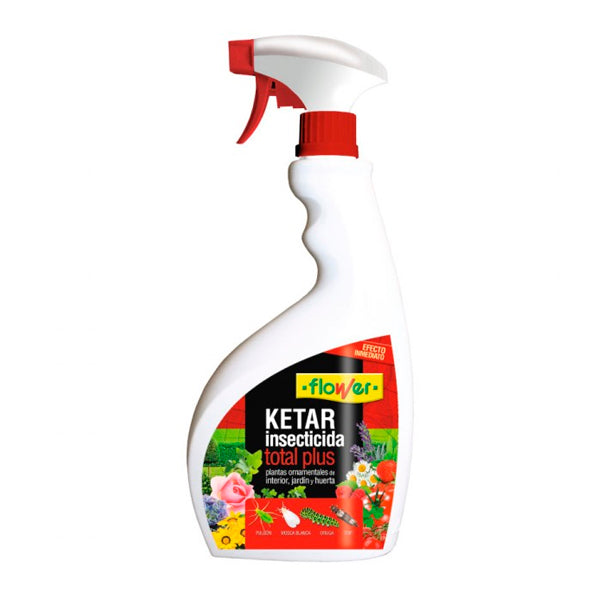Flower Insecticida Ketar Listo Uso – Polivalente Contra Pulgones, Cochinillas, Trips y Más – 750ml