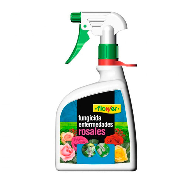 Flower Fungicida Enfermedad Rosales 1L – Protección Total contra Oídio, Roya y Hongos – Acción Preventiva y Curativa