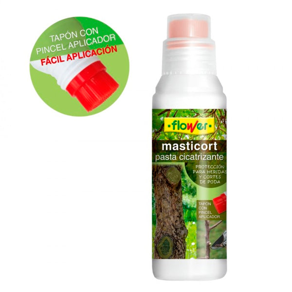 Flower Masti-Cort Cicatrizante para Árboles y Arbustos – Protección de Heridas de Poda, Injertos y Daños Climáticos