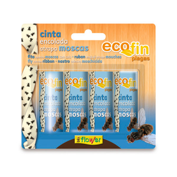 Flower Ecofin Cinta Encolada Moscas – Protección de Árboles Frutales y Ornamentales