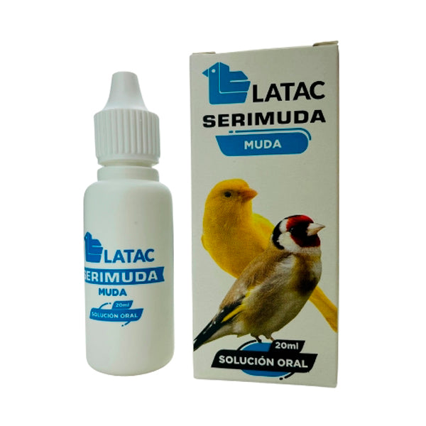 Latac Serimuda – Suplemento para la Muda de Aves (20 ml y 150 ml)