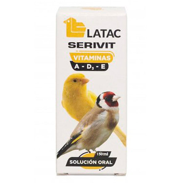 Latac Serivit A-D3-E – Suplemento Vitamínico para Aves (20 ml, 150 ml, 500 ml, 1 L)