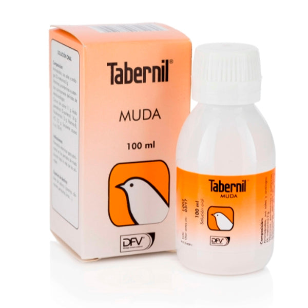 Tabernil Muda – Solución Oral Vitamínica para Favorecer la Muda y el Emplume en Aves (20 ml / 100 ml)