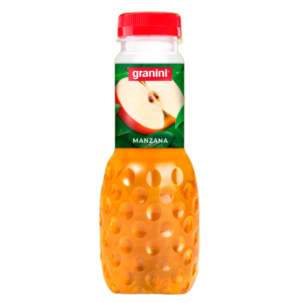 Granini Néctar de Manzana 33cl – Pack de 12 Botellas de Plástico, Sin Conservantes, Sabor Natural y Refrescante