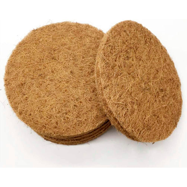 Alfombrillas para Nido de Palomas de Fibra de Coco – Aislantes y Ecológicas, 20.5x20.5 cm, Protección para Huevos y Crías