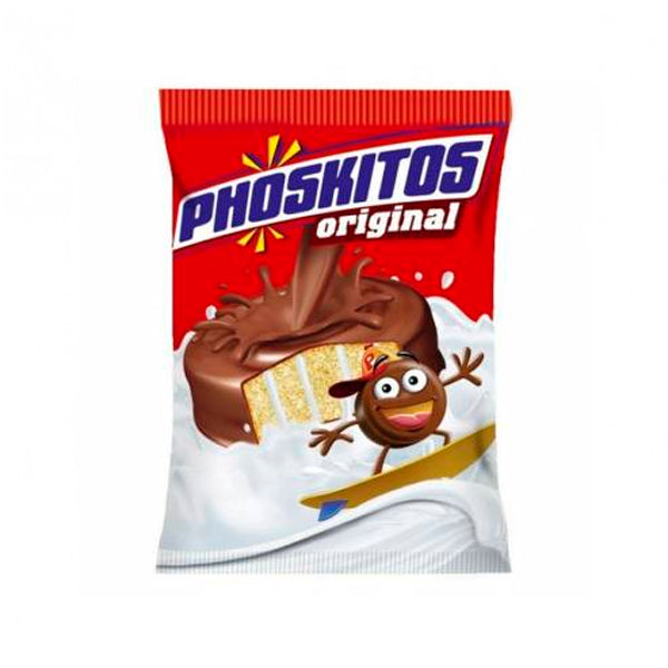 Phoskitos Original 38g – Bizcocho con Crema y Cobertura de Chocolate