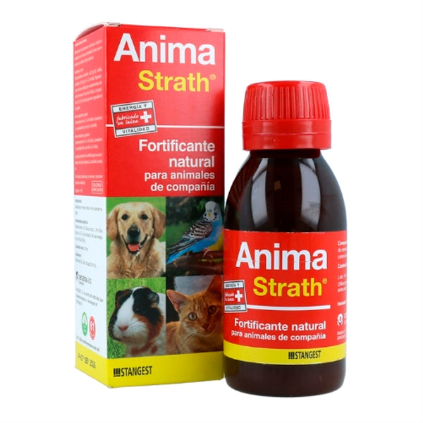 Stangest Anima Strath – Suplemento Nutricional 100% Natural para Mascotas y Aves, Fortificante Multiespecie con Levadura de Cerveza, Vitaminas y Aminoácidos