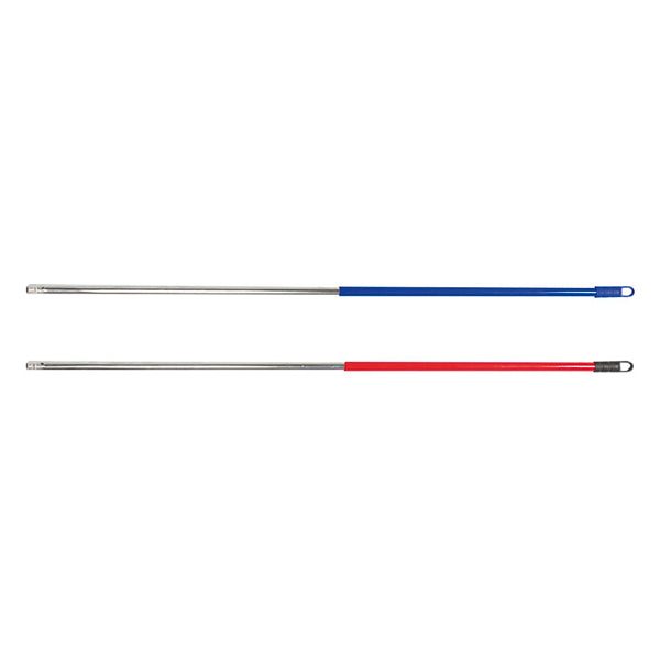 Palo de Aluminio 140 cm – Mango con Punta Universal y Colgador (Azul o Rojo)