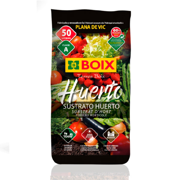 Boix Sustrato Huerto – Ideal para tomates, lechugas, hierbas y mucho más