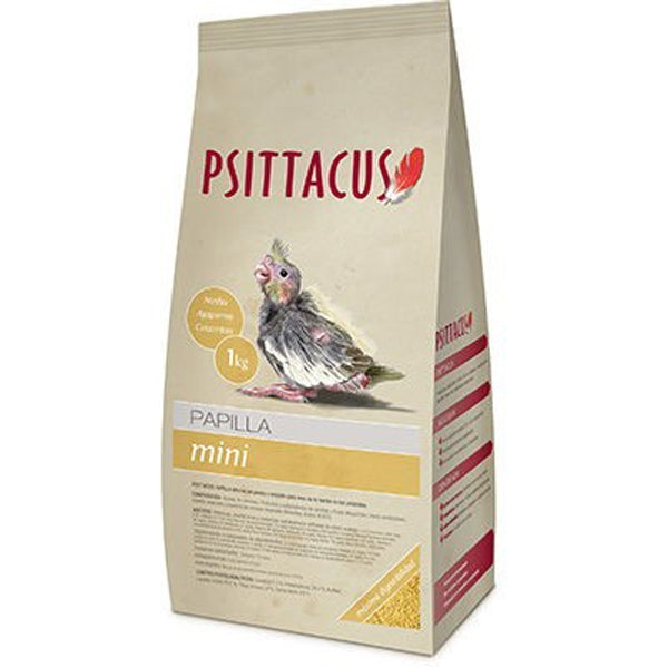 Psittacus Papilla Mini – Papilla para Crías de Aves Pequeñas – Alimentación Completa y Equilibrada – 350 g, 1 kg y 5 kg