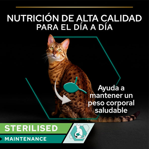 Purina Pro Plan Gato Esterilizado Comida Húmeda – Salmón y Atún 12x85g