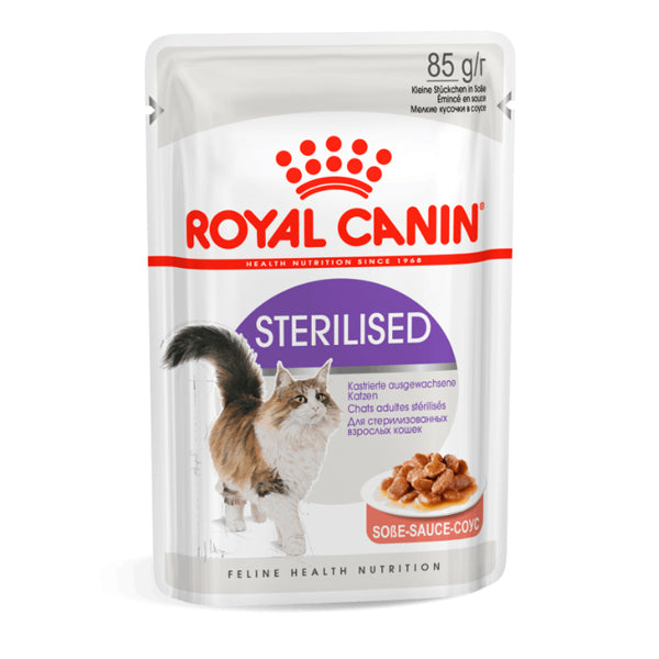 Royal Canin Sterilised en Salsa – Alimentación Húmeda para Gatos Esterilizados