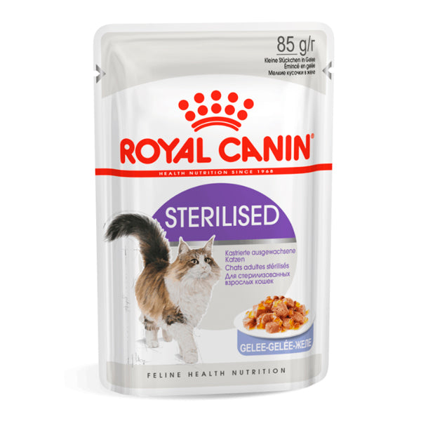 Royal Canin Sterilised en Gelatina – Alimentación Húmeda para Gatos Esterilizados
