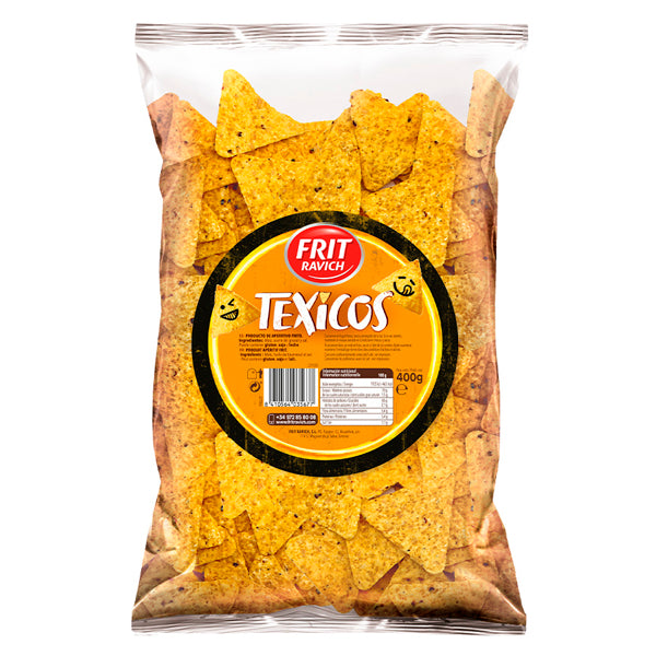FRIT RAVICH Snack Texicos Original – Aperitivo Crujiente de Maíz, Bolsa 130 g o 400 g